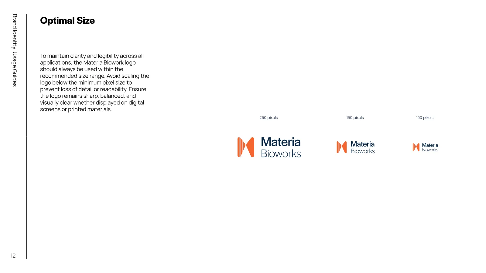 Materia Bioworks Brand Guidelines presentation, page 11 of 45