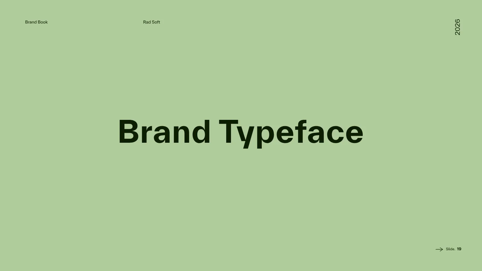 Rad Soft Brand Guidelines presentation, page 20 of 39