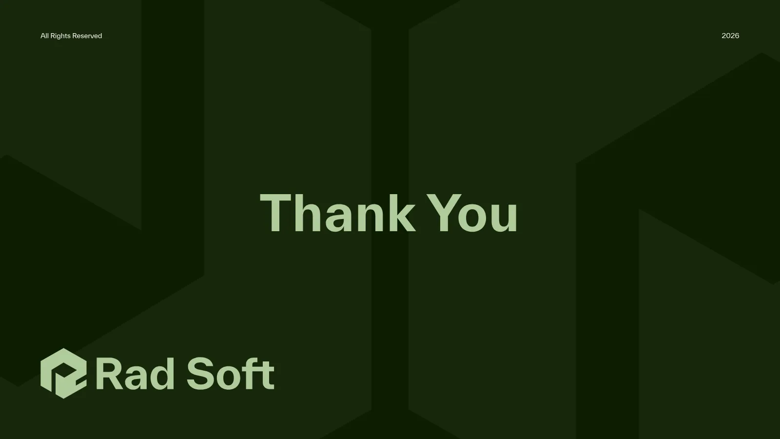 Rad Soft Brand Guidelines presentation, page 39 of 39