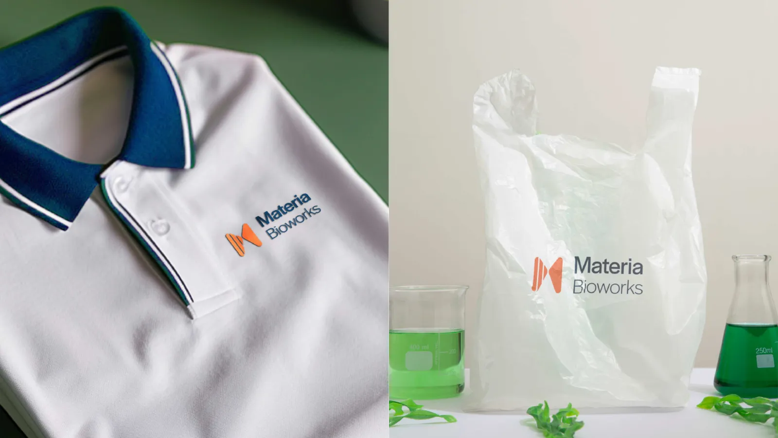 Materia Bioworks Brand Guidelines presentation, page 42 of 45